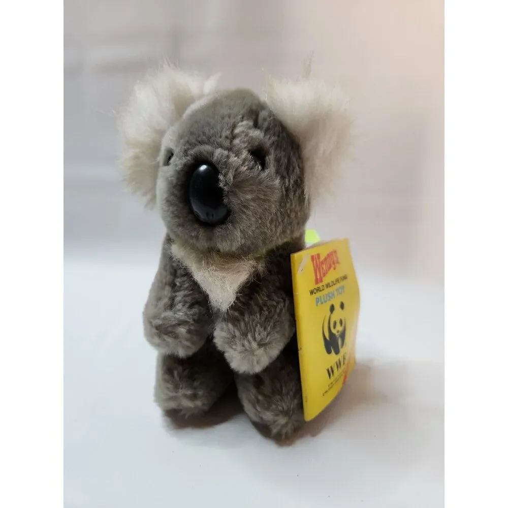 1988 Wendy’s WWF Koala Plush Determined Productions Vintage Promo Toy Korea